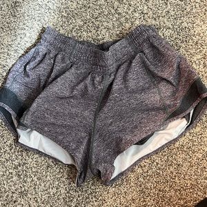 Lululemon grey running shorts